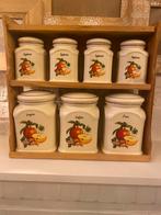 Pot en porcelaine barbotine pot a epices, Antiquités & Art, Enlèvement