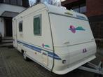 Adria Unica 432 PX,2/2001,4 pers (vastbed+treinzit),voortent, Caravans en Kamperen, Caravans, Treinzit, Adria, Particulier, Watertank vast