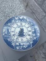 Mooie Delft blauw klok bord / diameter: 33 cm, Antiek en Kunst, Ophalen of Verzenden