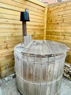 Houten hottub / wood-fired hot tub – compleet, Tuin en Terras, Ophalen, Zo goed als nieuw, Filter, Vast
