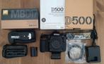 NIKON D 500 MET ORIGINELE NIKON BATTERIJGRIP., Audio, Tv en Foto, Fotocamera's Digitaal, Ophalen, Zo goed als nieuw, 21 Megapixel
