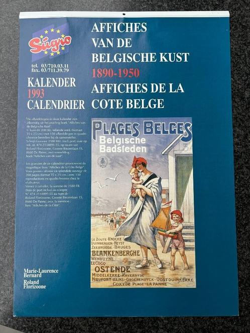 Affiches van de Belgische kust (1890-1950), Verzamelen, Foto's en Prenten, Zo goed als nieuw, Prent, Overige onderwerpen, Voor 1940