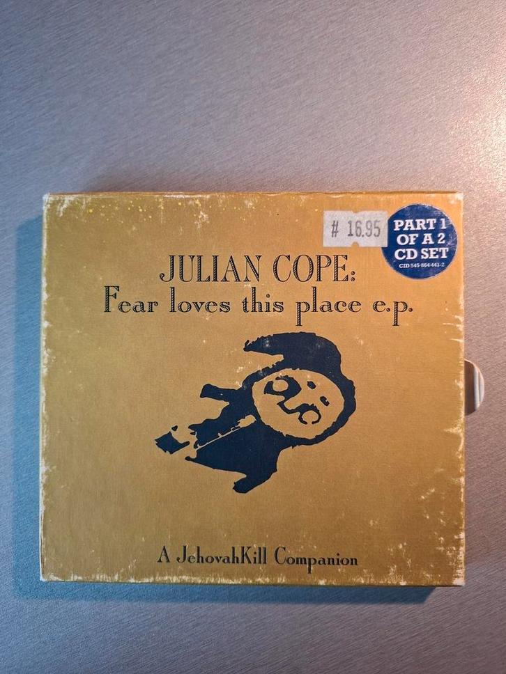 Cd. Julian Cope.  Fear loves this place ep. (Numbered)., Cd's en Dvd's, Cd's | Pop, Zo goed als nieuw, Ophalen of Verzenden