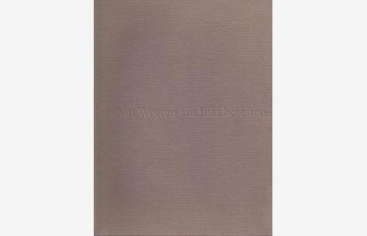 Mit Worten Ein Bild Bereiten, Guy Bleus, Patrick Corillon, B, Boeken, Kunst en Cultuur | Beeldend, Zo goed als nieuw, Ophalen of Verzenden