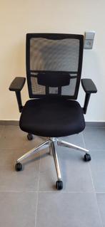 Bureaustoel Ergonomisch Design Projectas V2 (N)EN 1335, Ophalen, Zwart, Zo goed als nieuw, Bureaustoel