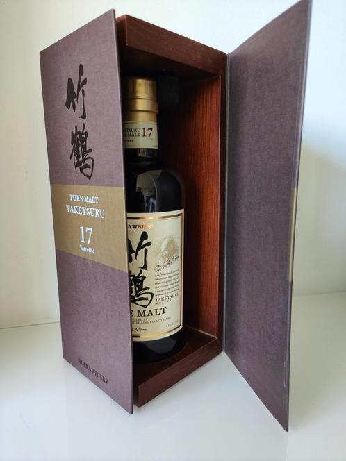TAKETSURU 17j, Pure Malt, in Houten Kist, 700ml - 43%, LMDW, Verzamelen, Wijnen, Nieuw, Overige typen, Overige gebieden, Vol, Ophalen of Verzenden
