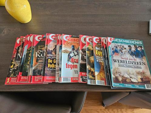 20 maandbladen van Geschiedenis, Boeken, Tijdschriften en Kranten, Gelezen, Overige typen, Ophalen of Verzenden