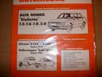 revue technique alfa romeo giulietta de 1976-1982, Livres, Alfa Romeo, Utilisé, Enlèvement ou Envoi, RTA