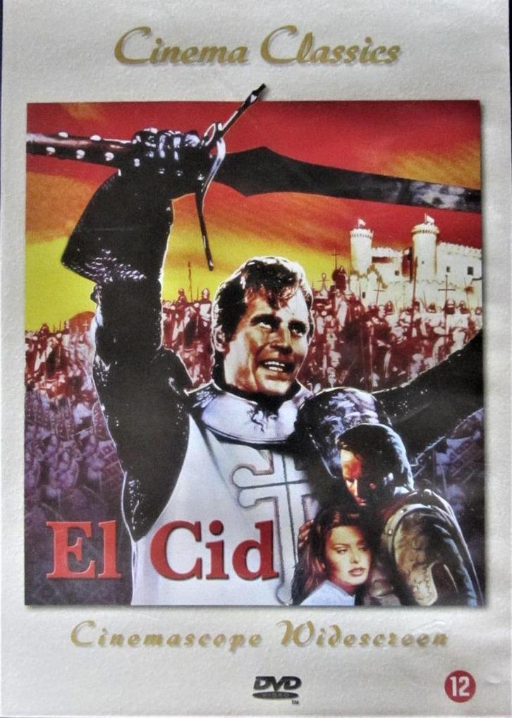 DVD ACTIE/ HISTORISCH - EL CID (CHARLTON HESTON- SOPHIA LORE, Cd's en Dvd's, Dvd's | Actie, Zo goed als nieuw, Overige genres