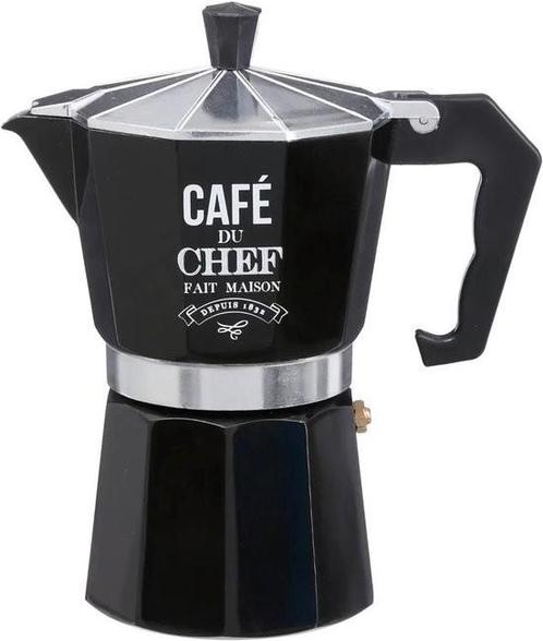 Italiaans zwart koffiezetapparaat 6 kopjes koffie van de che, Elektronische apparatuur, Koffiemachine-accessoires, Nieuw, Ophalen