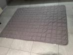 Zwaartedeken 150cm x 200cm - 6kg - grijs, Ophalen, Gebruikt, Eenpersoons, Deken of Dekbed