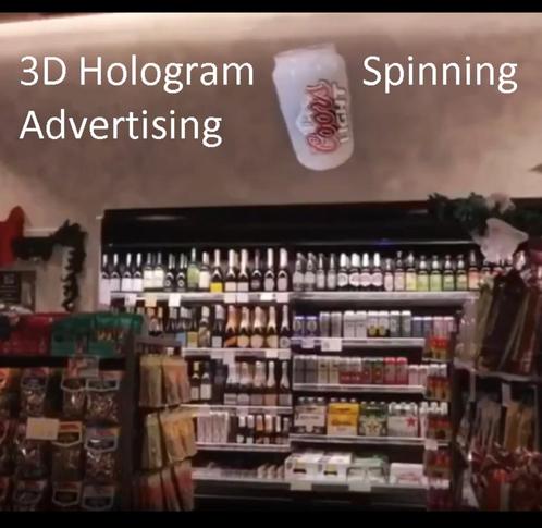 FAN LED hologramme display 3D 56cm WiFi 576, Informatique & Logiciels, Ordinateurs & Logiciels Autre, Comme neuf, Enlèvement