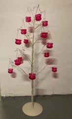 Metalen boom-kerstboom voor theelichtjes, Ophalen of Verzenden, Zo goed als nieuw, Kandelaar