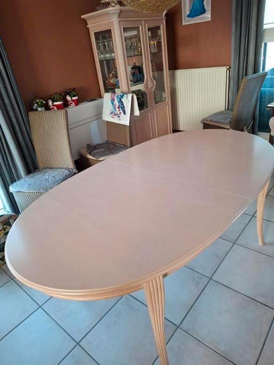 volledige eetplaats in esdoorn, ceruse, Maison & Meubles, Salles à manger complètes, Utilisé, Enlèvement