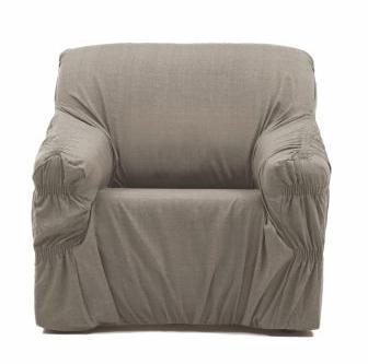 MISTRAL HOME Housse fauteuil déperlant beige coton 1 place, Huis en Inrichting, Fauteuils, Zo goed als nieuw, Ophalen of Verzenden
