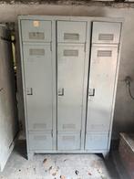 Locker grijs metaal industrieel mooi patina, Huis en Inrichting, Kasten | Lockerkasten, Ophalen, Gebruikt
