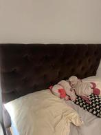 Lit  capitonnée complet 2 personnes en très bon état, Maison & Meubles, Enlèvement, Comme neuf