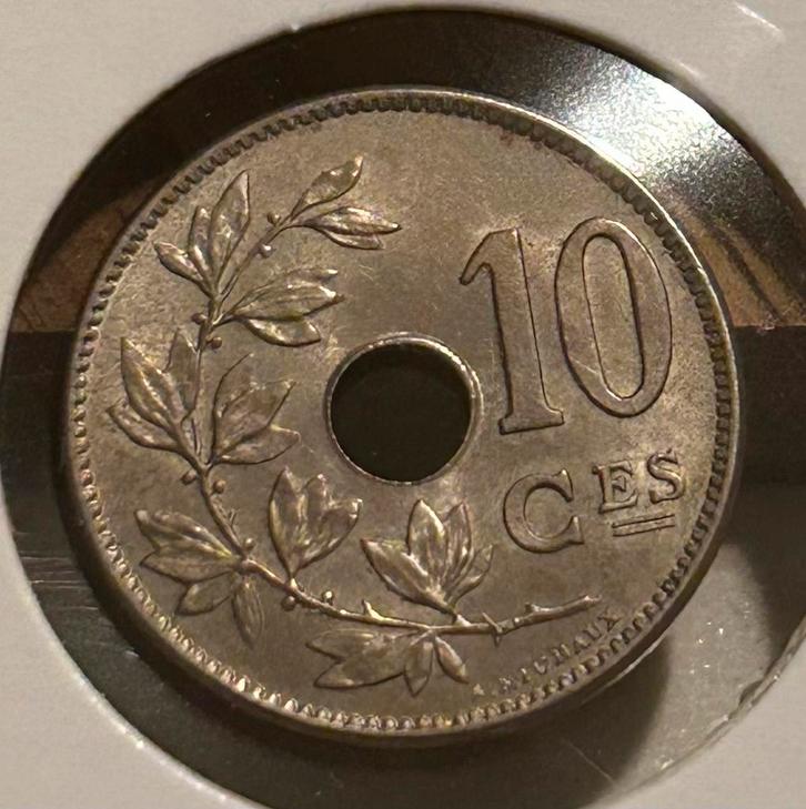 Leopold 2 10 cent 1904 frans kwaliteit, Postzegels en Munten, Munten | België, Ophalen of Verzenden