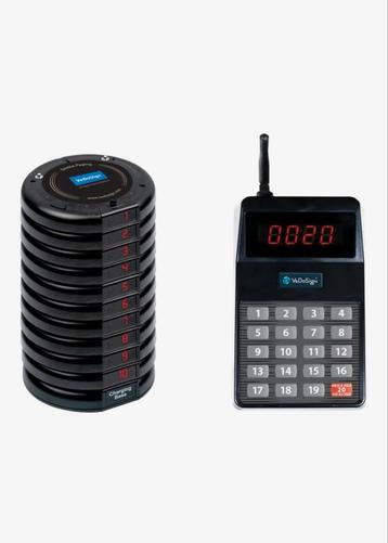 Compleet Touch&Go 20B gasten oproepsysteem met 20 coasters beschikbaar voor biedingen