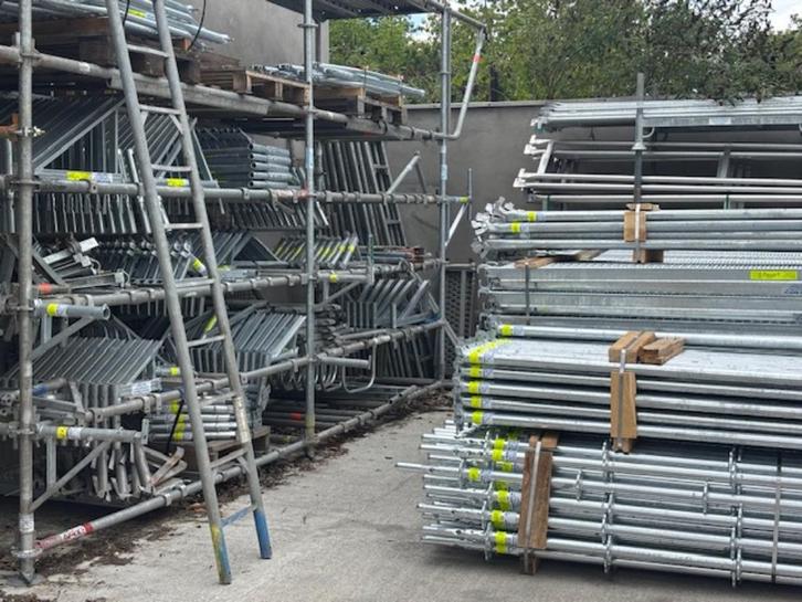 Multidirectionele Steiger 12M x 8M (werkhoogte) – 100 m², Doe-het-zelf en Bouw, Steigers, Nieuw, Ophalen