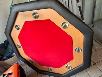 Inklapbare pokertafel 8 spelers - € 75,- beschikbaar voor biedingen