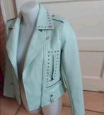 JAS IN BIKERSTIJL - LENGTE 55 CM - LABEL S OK S, Kleding | Dames, Jassen | Zomer, COPPEROSE, Ophalen of Verzenden, Gedragen, Maat 36 (S)