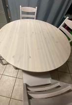 Ronde  houten tafel, Ophalen, Gebruikt