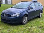 VW Golf 6 1.6 TDI, Auto's, Voorwielaandrijving, Euro 5, Stof, Zwart