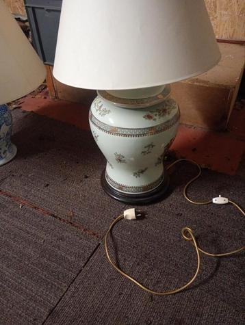 Chinese vaas Lampenkaplamp met fitting (luxe meubilair) beschikbaar voor biedingen