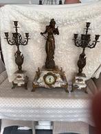 Prachtig antieke schouw garnituur, Antiek en Kunst, Ophalen