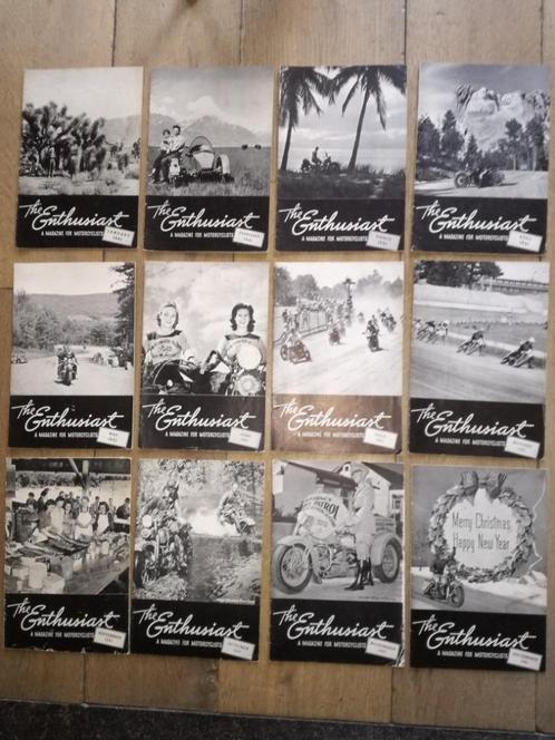 Harley Davidson "THE ENTHUSIAST" magazines 1941, Verzamelen, Automerken, Motoren en Formule 1, Zo goed als nieuw, Motoren, Ophalen of Verzenden