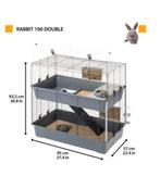Gratis gebruikt fetplast konijnen hok, Dieren en Toebehoren, Ophalen, Gebruikt, Hok, Cavia