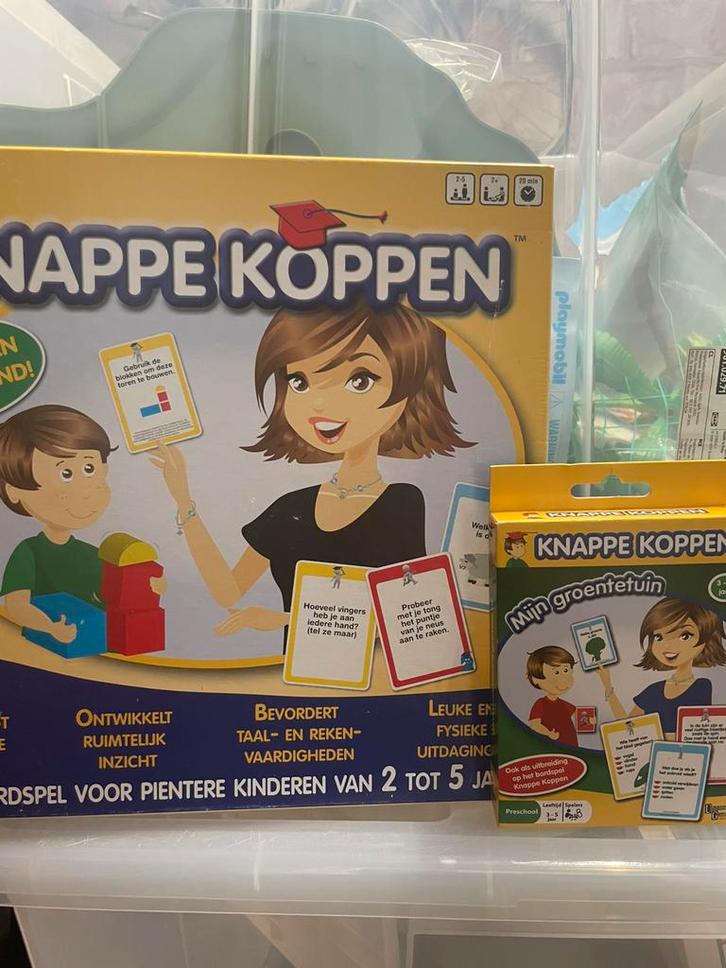 knappe koppen + uitbreiding, Hobby en Vrije tijd, Gezelschapsspellen | Overige, Zo goed als nieuw, Ophalen