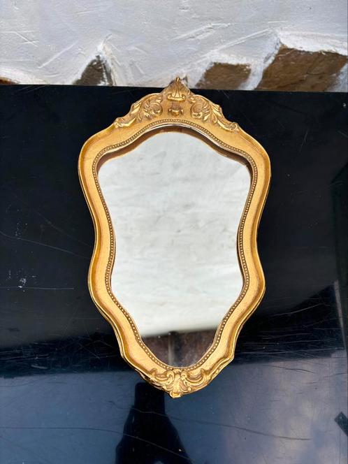 Ancien petit miroir baroque doré, Antiquités & Art, Antiquités | Miroirs