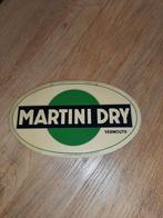 Blikken bordje Martini Dry . 1958, Verzamelen, Merken en Reclamevoorwerpen, Gebruikt, Ophalen of Verzenden