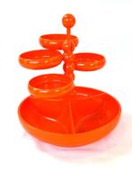 Vintage Emja serveertoren - kunststof - jaren 70, Huis en Inrichting, Keuken | Servies, Overige materialen, Gebruikt, Ophalen of Verzenden