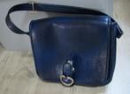 donkerblauw handtas 3 vakken  korte draagriem  retro vintage, Handtassen en Accessoires, Tassen | Damestassen, Handtas, Blauw