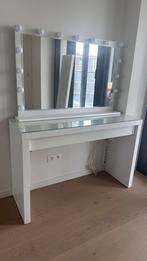 Kaptafel IKEA 120cm met spiegel, Huis en Inrichting, Tafels | Kaptafels, Ophalen, Zo goed als nieuw