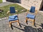2x STOKKE ACTULUM - ergonomische schommelstoel!🪑👌, Huis en Inrichting, Stoelen, Gebruikt, Twee, Blauw, Ophalen of Verzenden