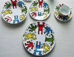 Veelkleurig Keith Haring servies, Ophalen of Verzenden, Nieuw, Overige materialen, Compleet servies