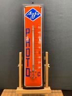 Emaille thermometer AGFA Photo, Verzamelen, Ophalen, Gebruikt, Reclamebord