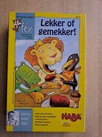 Haba spel LEKKER OF GEMEKKER in prima staat en volledig!, Kinderen en Baby's, Ophalen, Zo goed als nieuw