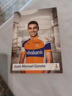 Wielerkaart : Juan Manuel Garate / Rabobank, Verzenden, Zo goed als nieuw, Poster, Plaatje of Sticker