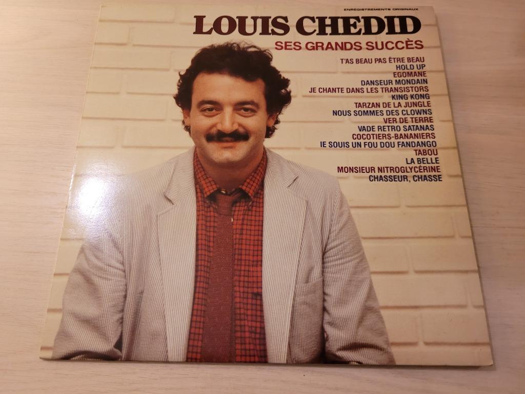 Disque vinyl 33 tours Louis Chedid – Ses Grands Succès, Cd's en Dvd's, Vinyl | Pop, Zo goed als nieuw, Ophalen of Verzenden