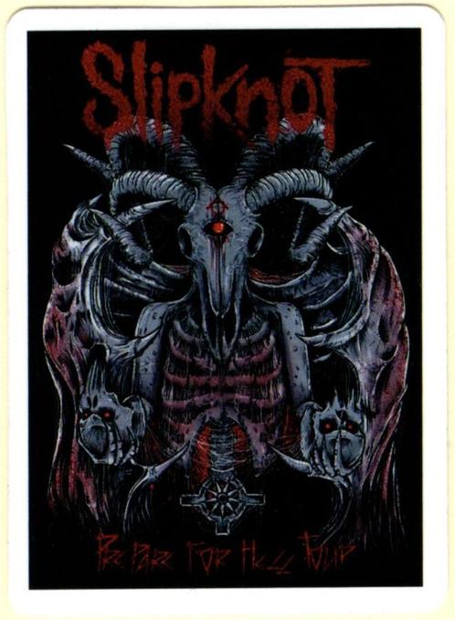 Slipknot sticker #14, Collections, Musique, Artistes & Célébrités, Neuf, Envoi