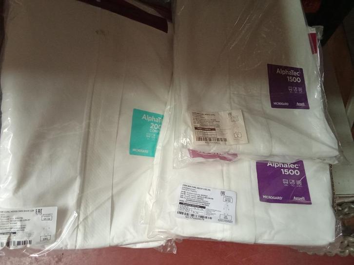Lot Combinaisons de peintre AlphaTec Ansell, Tuin en Terras, Werkkleding, Nieuw, Ophalen