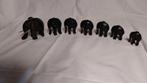 Set de 7 éléphants en bois, Enlèvement ou Envoi