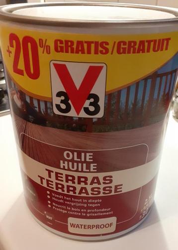 Huile terrasse V33 mat 3 L bangkirai beschikbaar voor biedingen