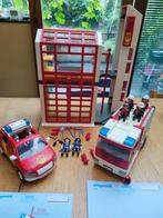Caserne de pompier Playmobil, Enlèvement, Utilisé, Playmobil en vrac