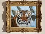 Peinture « Tiger », Antiquités & Art, Art | Peinture | Moderne, Envoi